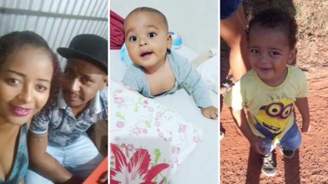 Pai, mãe e filhos morrem após carro cair de ponte e parar em córrego na GO-461