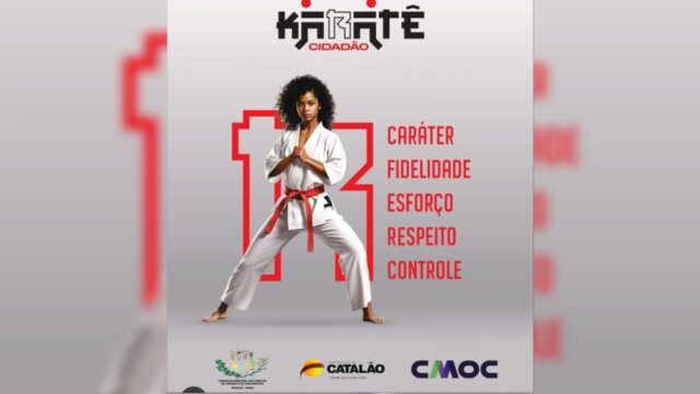 Últimos Dias! Inscrições para o Projeto Karatê Cidadão se encerram amanhã, 09 de agosto, em Santo Antônio do Rio Verde