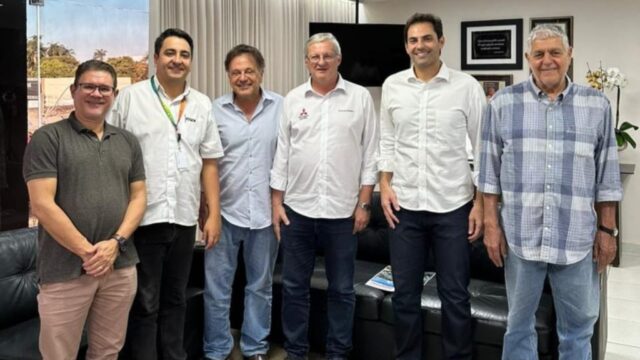 Vice-Presidente da HPE visita o prefeito Adib Elias e o convida para participar da cerimônia de comemoração dos 25 anos de instalação da fábrica em Catalão