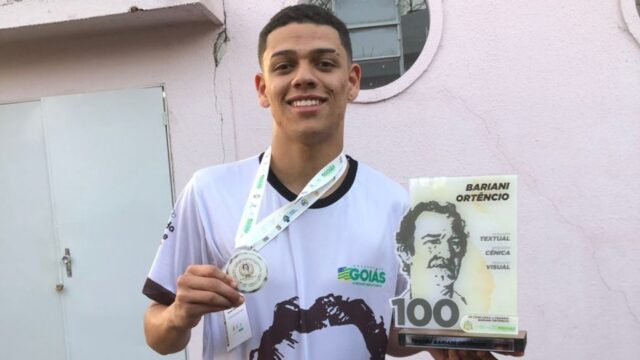 Estudante Samuel Silva Martins conquista etapa regional do Concurso Literário Bariani Ortêncio e se destaca em Goiás