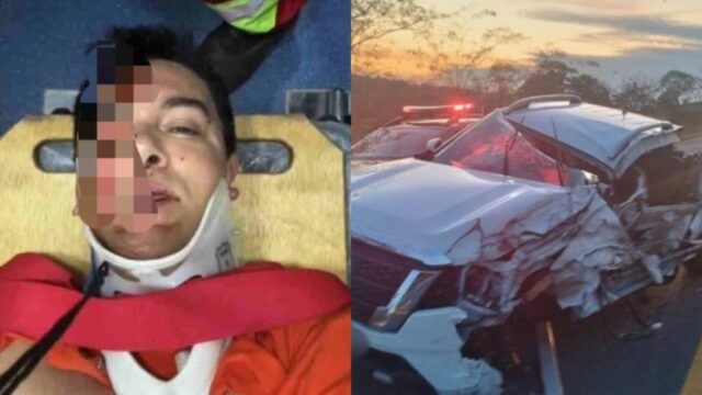 Regis Danese sofre acidente na BR-153, em Jaraguá; Cantor gospel está internado na UTI em estado grave, diz secretaria de Saúde