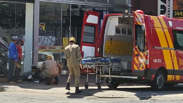 Motociclista fica ferido após colisão com caminhonete no bairro Ipanema, em Catalão