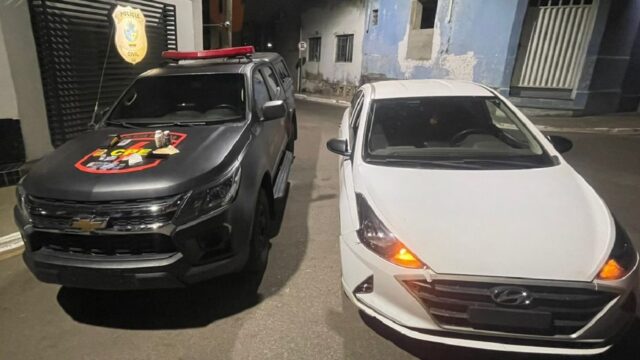Durante operação noturna em Catalão, CPE apreende drogas "Escama de Peixe" e prende suspeitos