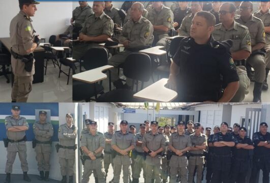 Comandante do 9º CRPM se reúne com efetivo da 40ª CIPM e fortalece laços com a comunidade em Ipameri-GO