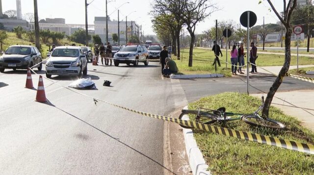 Uberlândia: Ciclista morre atropelado por carro na Avenida Anselmo Alves dos Santos