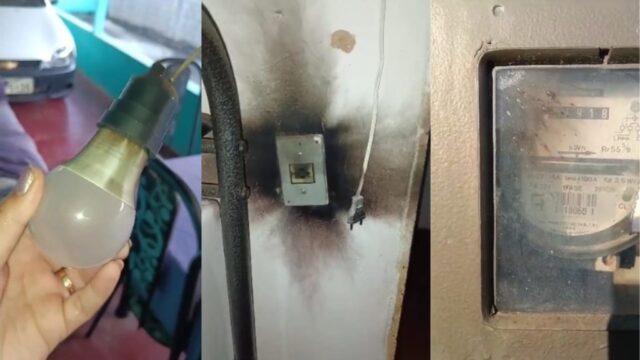 Explosão causada por descarga elétrica queima eletrodomésticos de casa em Catalão