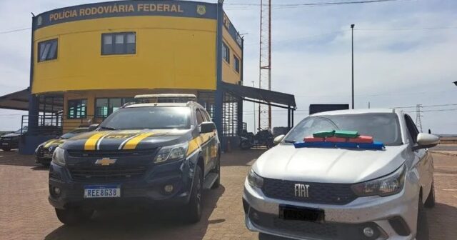 PRF apreende cocaína avaliada em mais de R$ 1 milhão em Uberlândia
