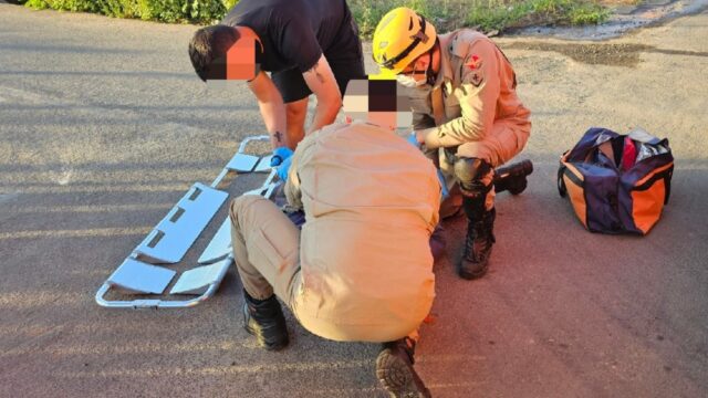 Grave acidente em Catalão: Motociclista sofre fratura após colisão e motorista foge sem prestar socorro
