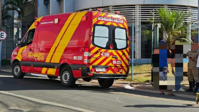 Sequência de acidentes deixa ciclista ferido em Catalão