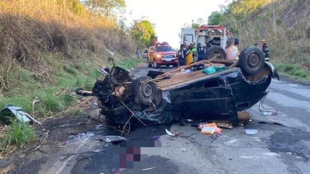 Grave acidente é registrado entre Caldas Novas e Pires do Rio