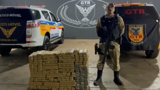 Morador de Pires do Rio é preso no Triângulo Mineiro com 201 kg de maconha