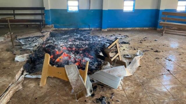 Polícia Civil de Goiás prende suspeito que ateou fogo em igreja de Piracanjuba