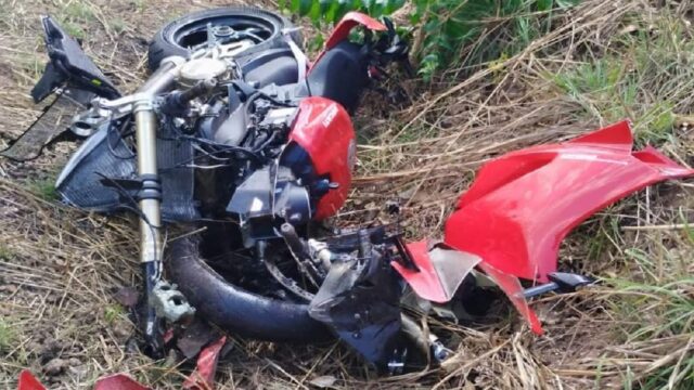 Motociclista morre em grave acidente entre Caldas Novas e Ipameri