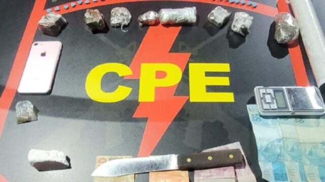 Suspeitos são detidos por tráfico de drogas e associação para o tráfico no bairro Ipanema, em Catalão