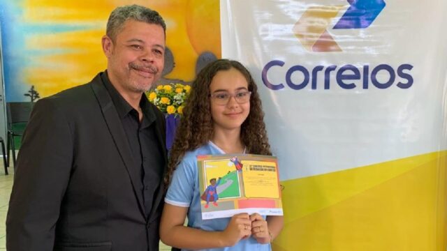 Piracamjuba, Goiás: Correios premia vencedora estadual do Concurso de Cartas  
