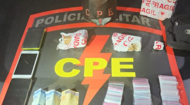 CPE apreende drogas e prende suspeitos por tráfico em Catalão
