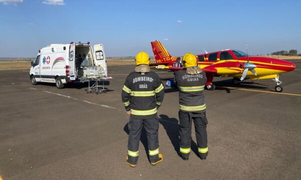 Em Catalão, Corpo de Bombeiros auxilia no transporte de recém-nascido