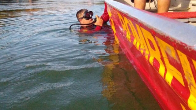 Bombeiros fazem buscas por homem que desapareceu durante lazer na Serra do Facão, em Catalão