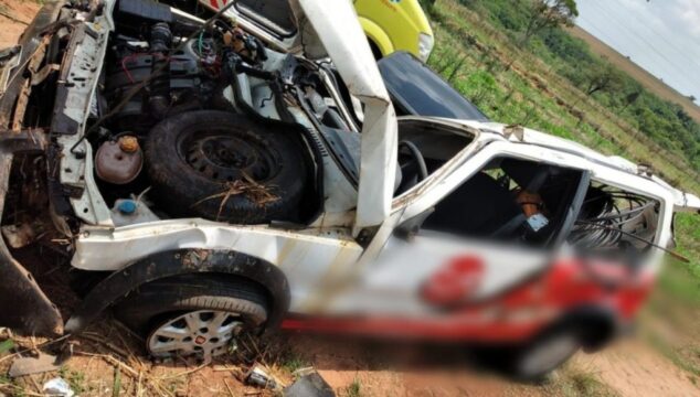 Passageiro de carro morre em acidente na BR-050, em Uberaba