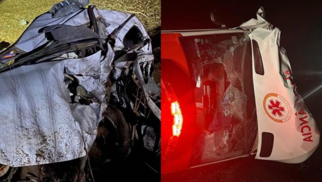 Tragédia na GO-020: Acidente com ambulância do SAMU de Ipameri deixa dois mortos e quatro feridos