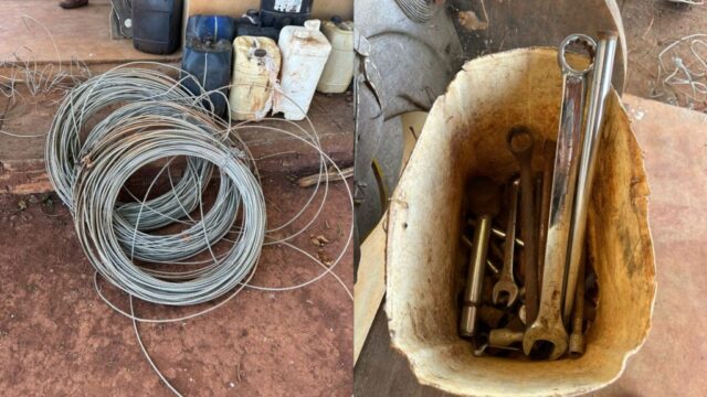 Polícia de Pires do Rio age rápido e detém criminosos em flagrante durante furto em propriedade rural