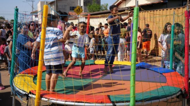 Crianças do Pontal Norte vão se divertir na Rua do Lazer, neste sábado (25)