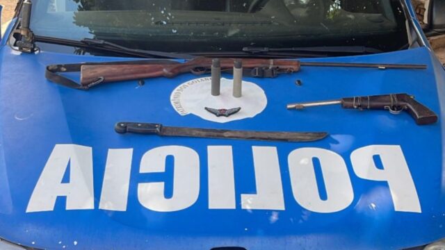 Polícia Militar prende suspeito de grave agressão com arma branca, em Ouvidor
