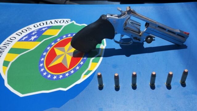 Homem é preso em Catalão por descumprir medida protetiva, porte ilegal de arma e roubo