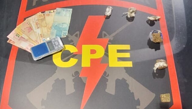 Em Santo Antônio do Rio Verde, CPE prende homem pelo crime de tráfico de drogas