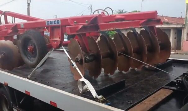 Batalhão Rural recupera maquinário agrícola furtado na zona rural de Três Ranchos