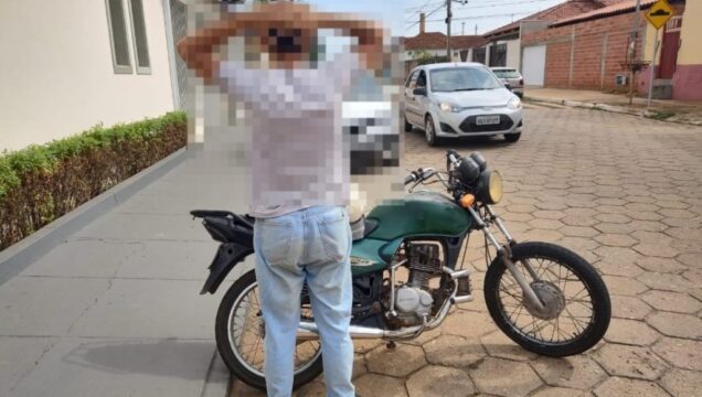 Ipameri: Polícia Militar apreende motocicleta com aduteração sinal automotor