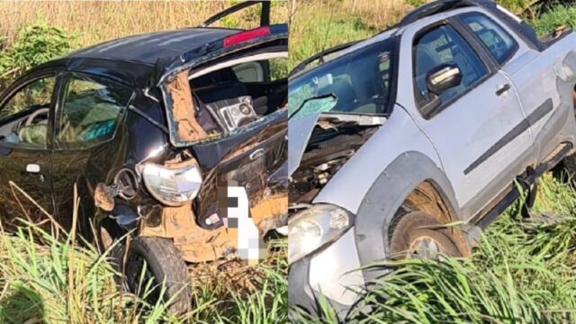 Colisão entre dois veículos na GO-330 entre Catalão e Ipameri deixa duas vítimas feridas