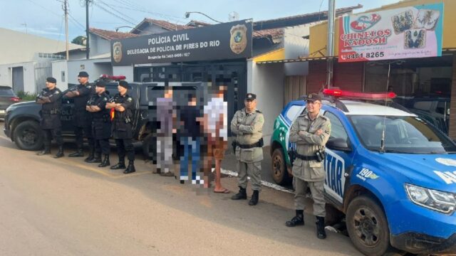 Três suspeitos de homicídio em Orizona são presos em Pires do Rio
