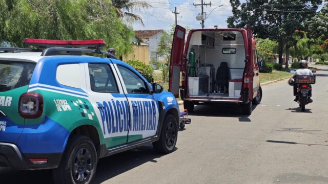 Motociclista fica ferido em colisão na Avenida Castelo Branco, em Catalão