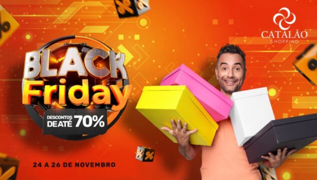 Marco Luque na Black Friday do Catalão Shopping, administrado pelo Grupo AD