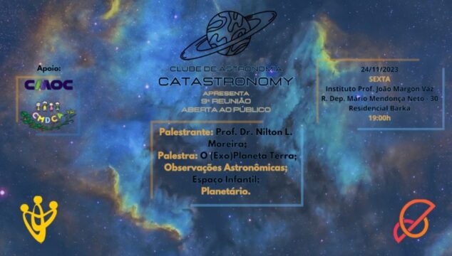 Clube de Astronomia Catastronomy e Instituto Prof. João Margon Vaz promovem 9ª Reunião Astronômica