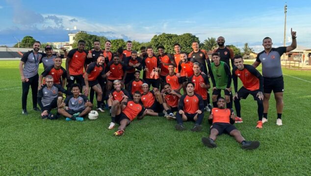 Abecat realiza último treino antes de enfrentar o Trindade no jogo de volta da Final da Terceira Divisão do Goianão 2023