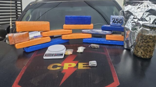 CPE em ação: Casal é detido em operação policial por tráfico de drogas no bairro Paineiras, em Catalão