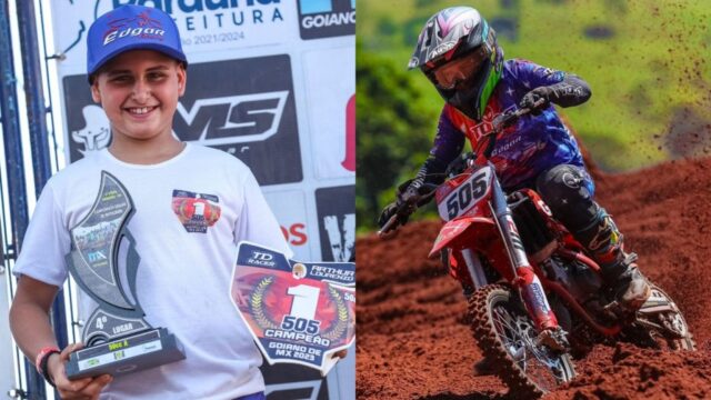 Arthur Lourenzo, de Catalão, brilha no Campeonato Goiano de Motocross, conquistando o título de Campeão na Categoria 50 Cilindradas e o vice-campeonato na Categoria 65 Cilindradas