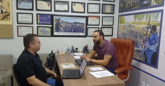 Diego Hilário, presidente do Sindicato Metabase reúne com representantes das empresas Cmoc e Mosaic para início ao acordo coletivo