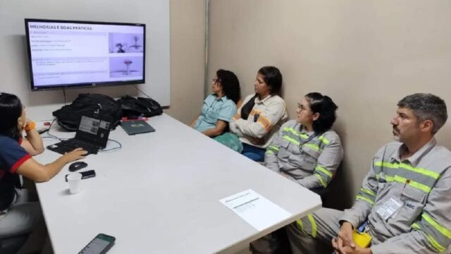 Focados na segurança do trabalhador, dirigentes do Sindicato Metabase participam de reunião da Cipamin na empresa Cmoc