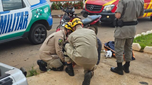 Colisão entre duas motocicletas deixa duas pessoas feridas em Catalão