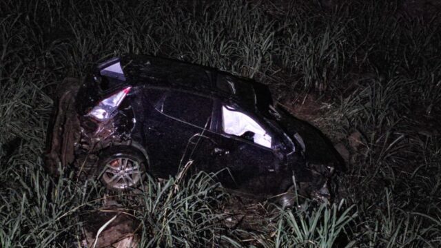 Acidente na GO-210 deixa homem ferido após capotamento entre Catalão e Goiandira