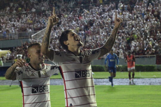 Veja fotos do jogo entre América-MG e Flamengo, válido pela 35ª rodada do Campeonato Brasileiro 2023, disputado em Uberlândia