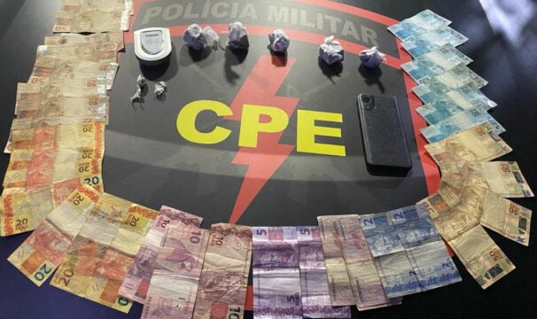 Em Campo Alegre de Goiás, CPE prende homem pelo crime de tráfico de drogas