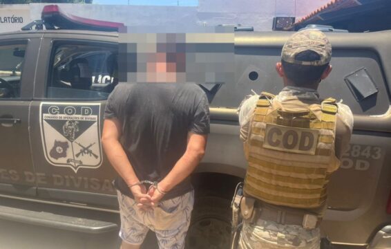 Corumbaíba: Com extensa ficha criminal, foragido da Justiça de 40 anos é preso pelo Comando de Operações de Divisas (COD)