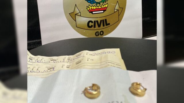 Polícia Civil de Ipameri recupera jóias furtadas avaliadas em R$ 8 mil