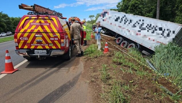 Tragédia na BR-050: Motociclista morre em colisão entre caminhão e moto, em Catalão