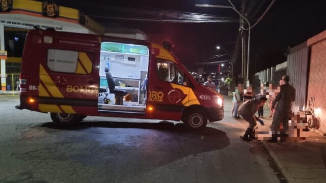 Motociclista colide moto contra muro de residência em Catalão