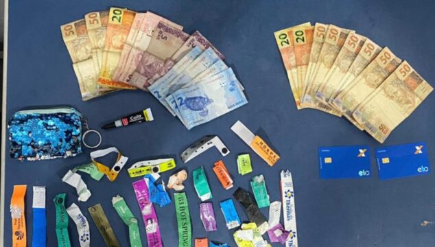 Mulher é presa suspeita de pegar pulseiras de hotéis no lixo, se passar por hóspede e furtar quarto, em Caldas Novas